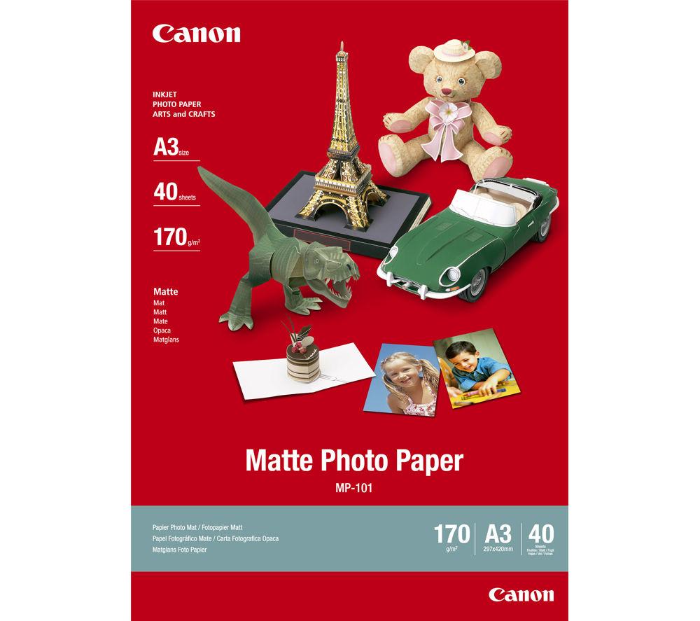 Image of CANON A3 MP-101 Photo Paper - 40 Sheets