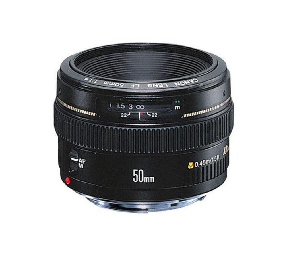 Image of CANON EF 50 mm f/1.4 USM Standard Prime Lens, Black