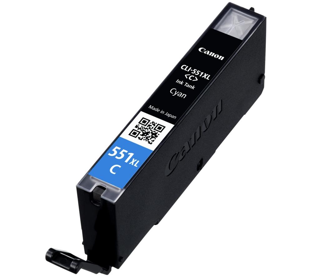 CANON CLI-551 XL Cyan Ink Cartridge image number 3 of 8