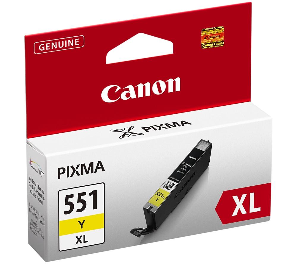 CANON CLI-551 XL Yellow Ink Cartridge image number 2 of 8