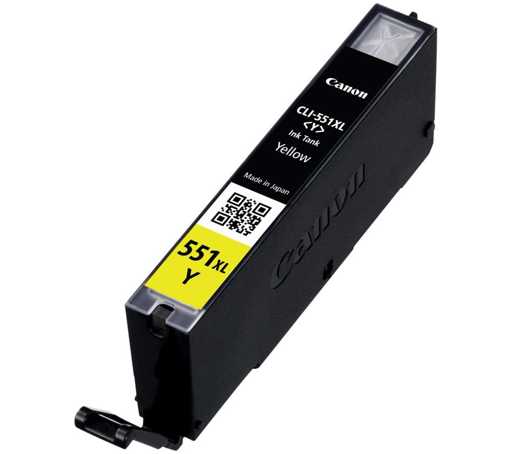 CANON CLI-551 XL Yellow Ink Cartridge image number 3 of 8