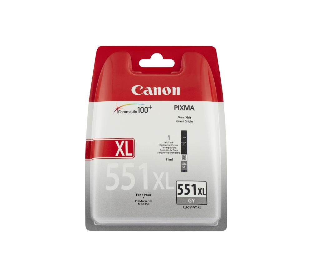 Canon CLI-551XL High Yield Ink Cartridge - Grey