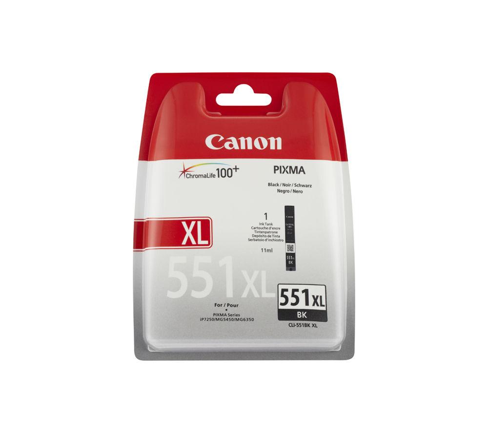 CANON CLI-551 XL Black Ink Cartridge, Black