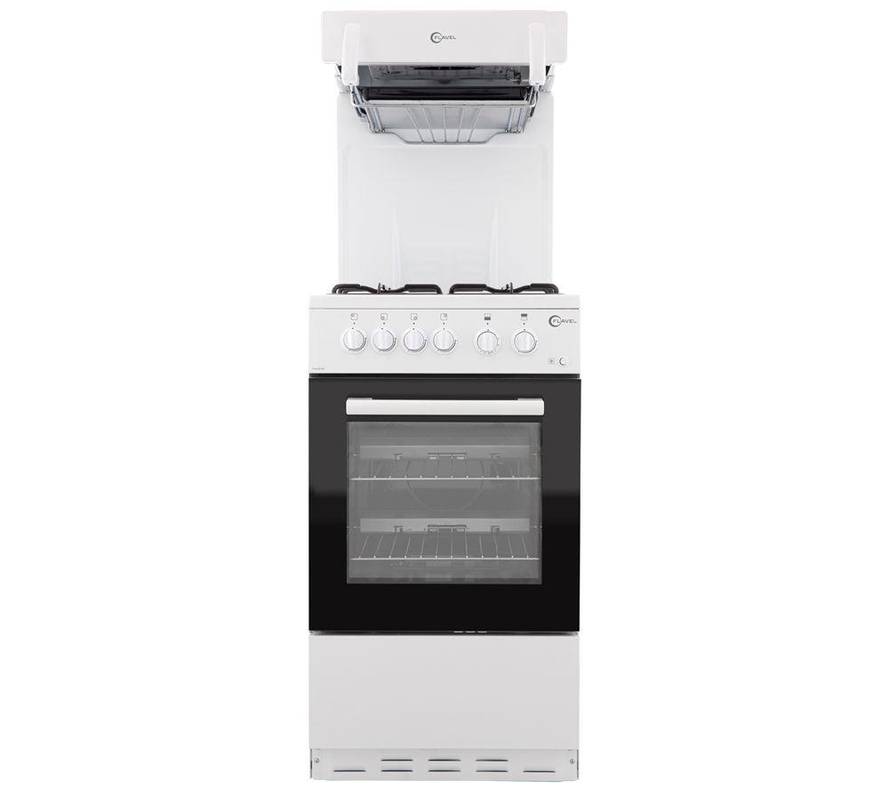 FLAVEL FHLG51W Gas Cooker – White, White