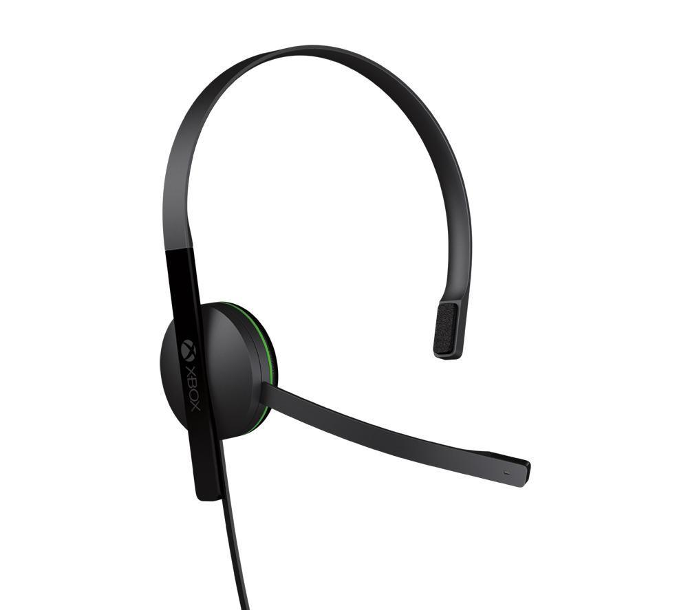 Image of MICROSOFT Xbox One Chat Headset - Black, Black