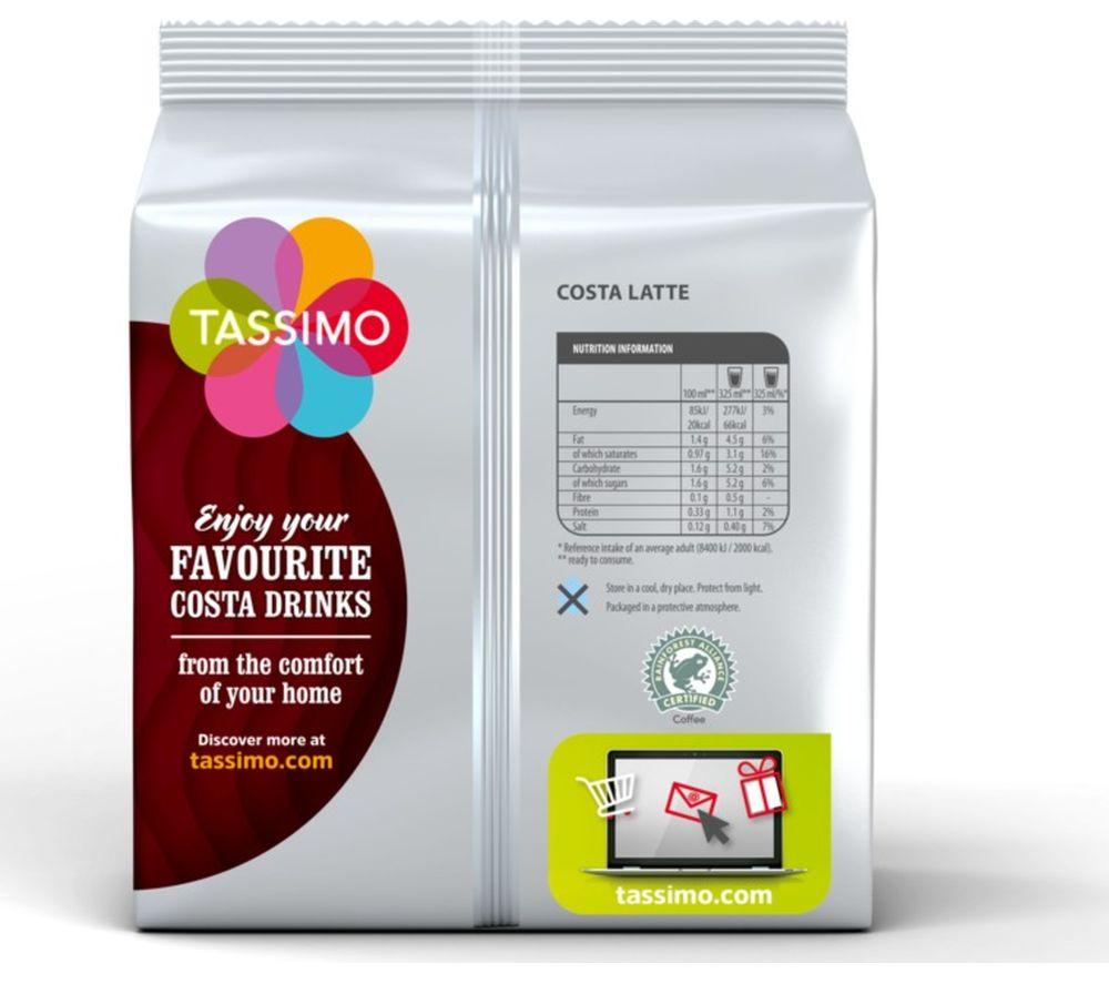 TASSIMO Costa Latte T Discs - Pack of 8 image number 2 of 4