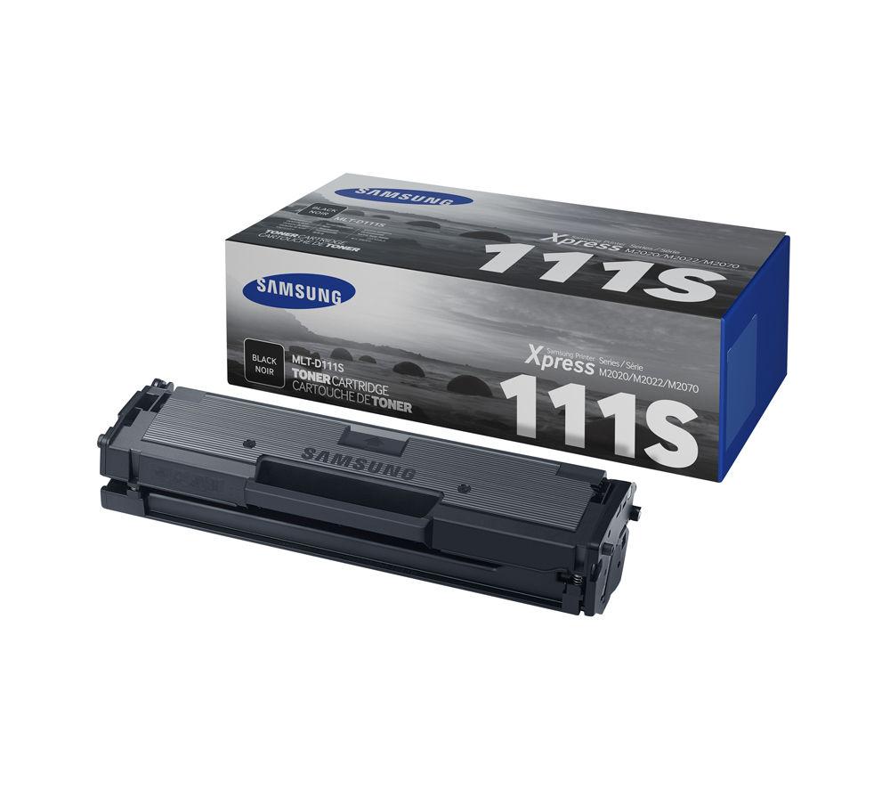 SAMSUNG MLT-D111S Black Toner Cartridge, Black