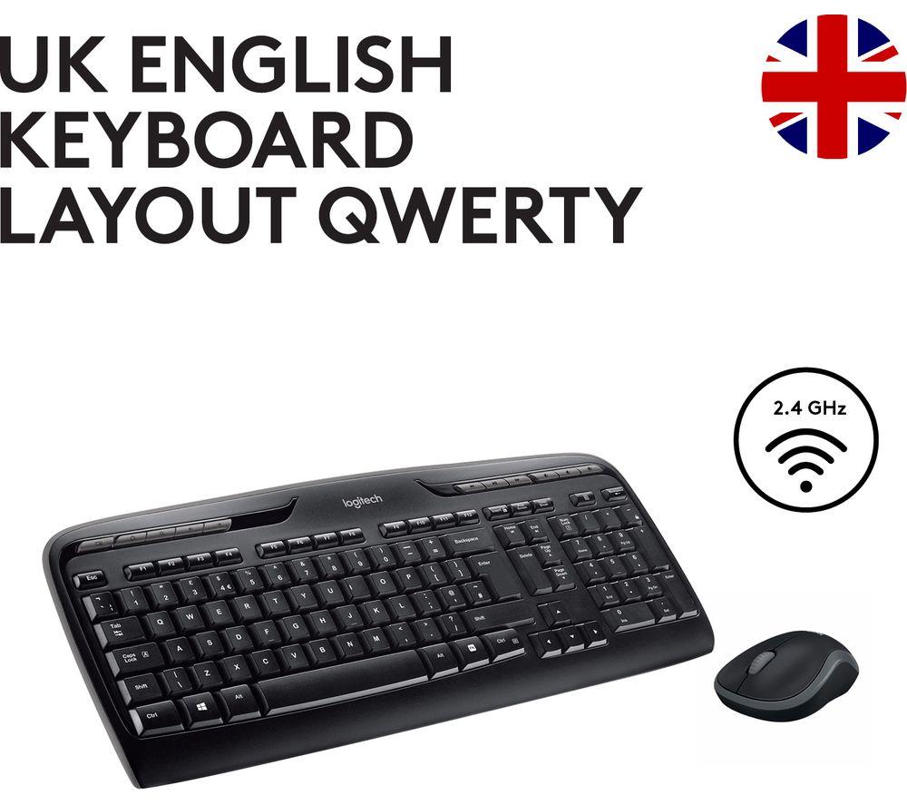 Buy LOGITECH MK330 Wireless Keyboard Mouse Set Currys