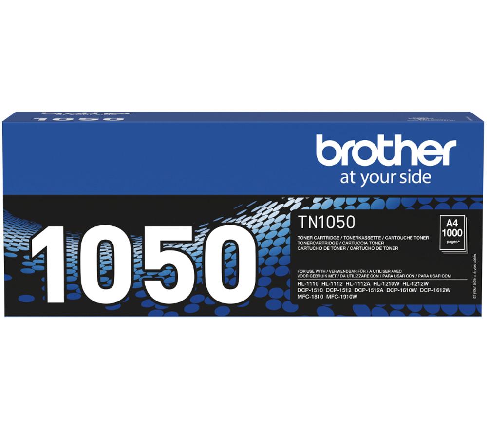 Image of BROTHER TN1050 Black Toner Cartridge, Black