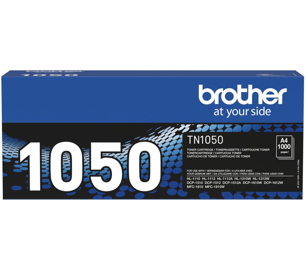 BROTHER TN1050 Black Toner Cartridge, Black