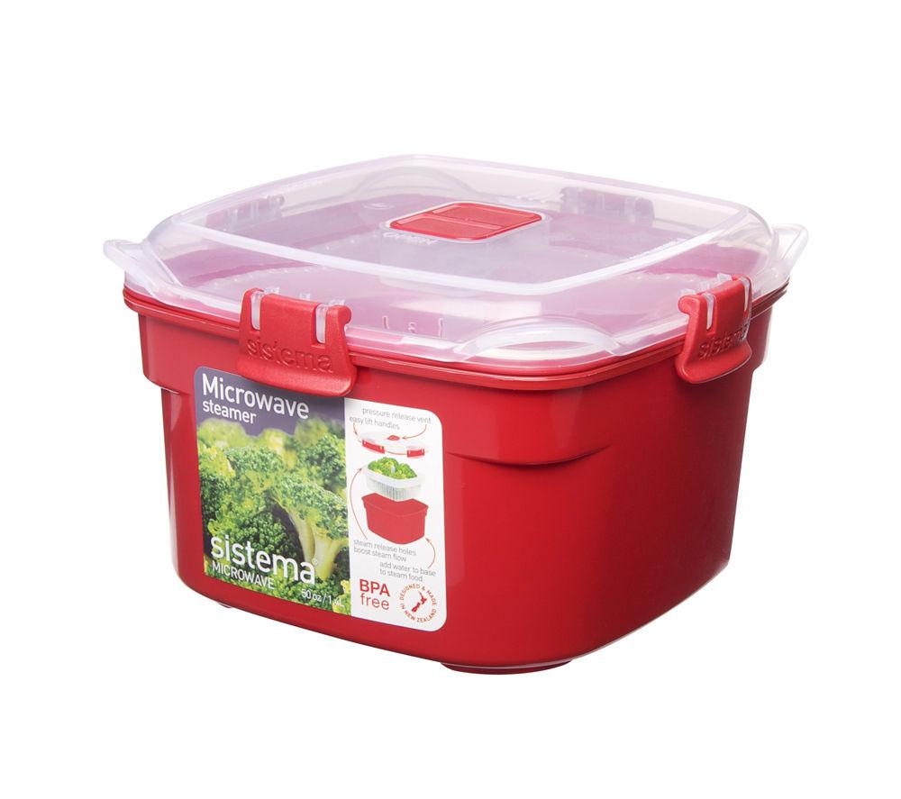 SISTEMA 1.4-litre Small Microwave Steamer