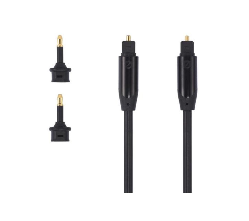 SANDSTROM Black Series Digital Optical Cable - 3 m, Black