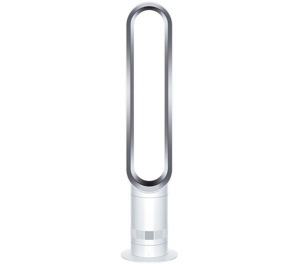 DYSON AM07 Tower Fan - White & Silver, White,Silver/Grey