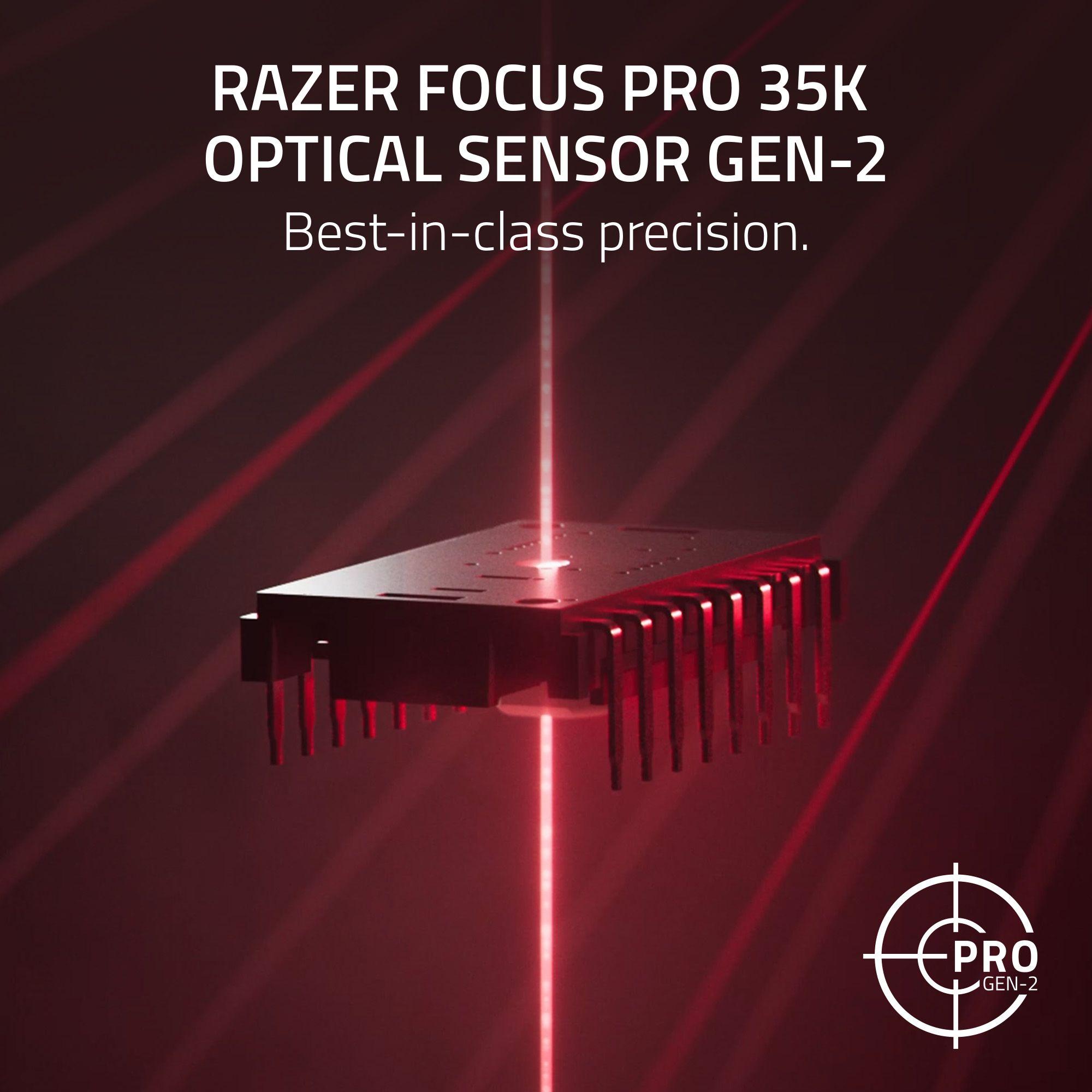 Razer Focus Pro 35K Optical Sensor Gen-2 Best-in-class precision.