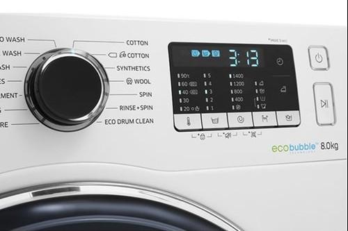 samsung ecobubble washing machine settings