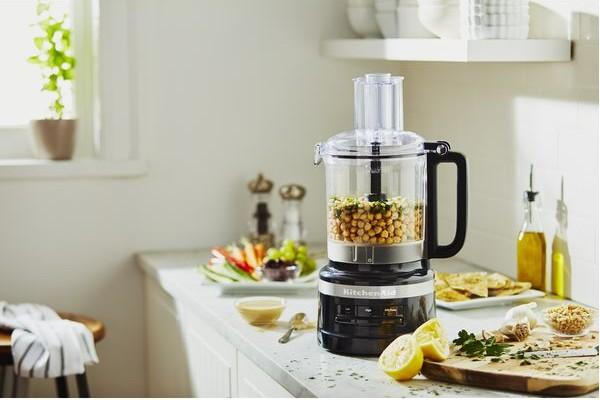 kitchenaid food processor in a kitchen