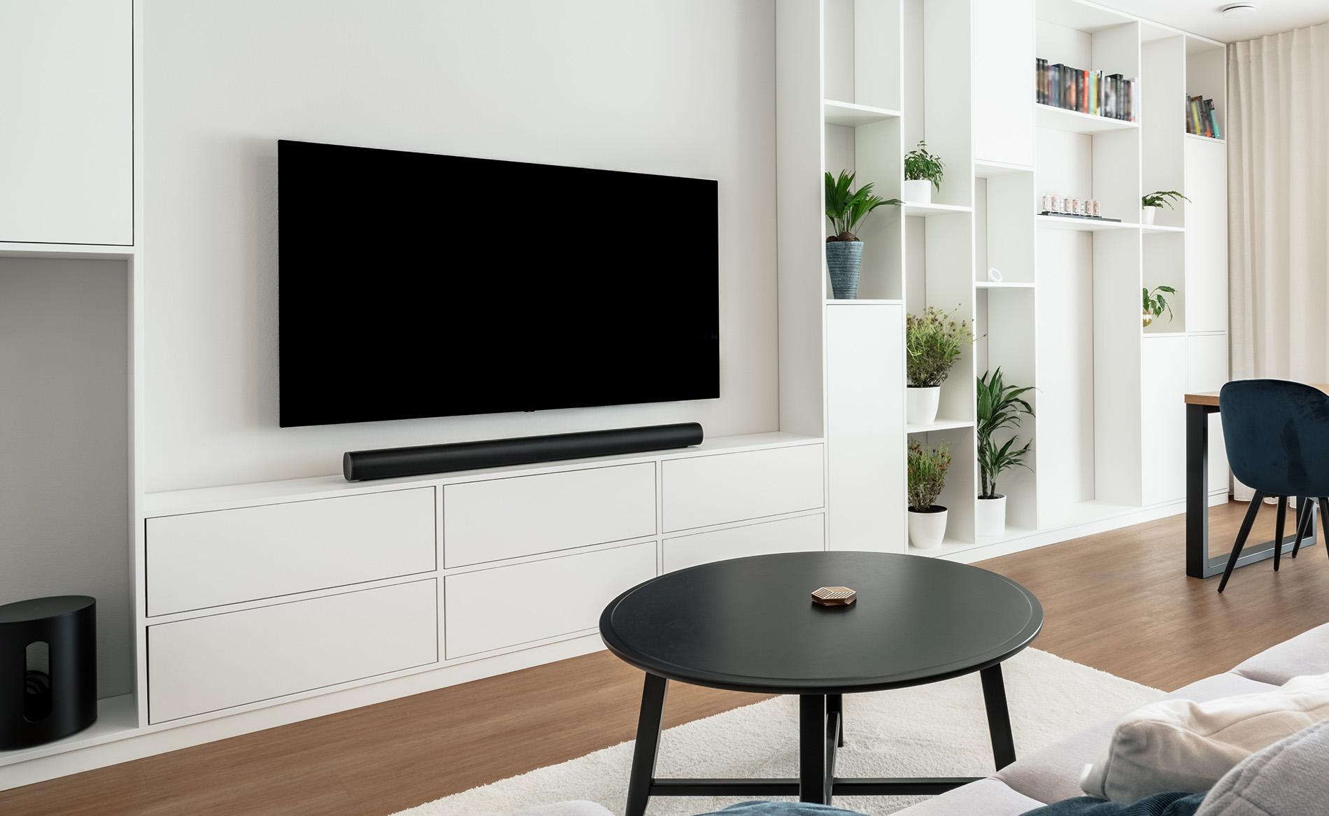 Smart tv clearance com soundbar