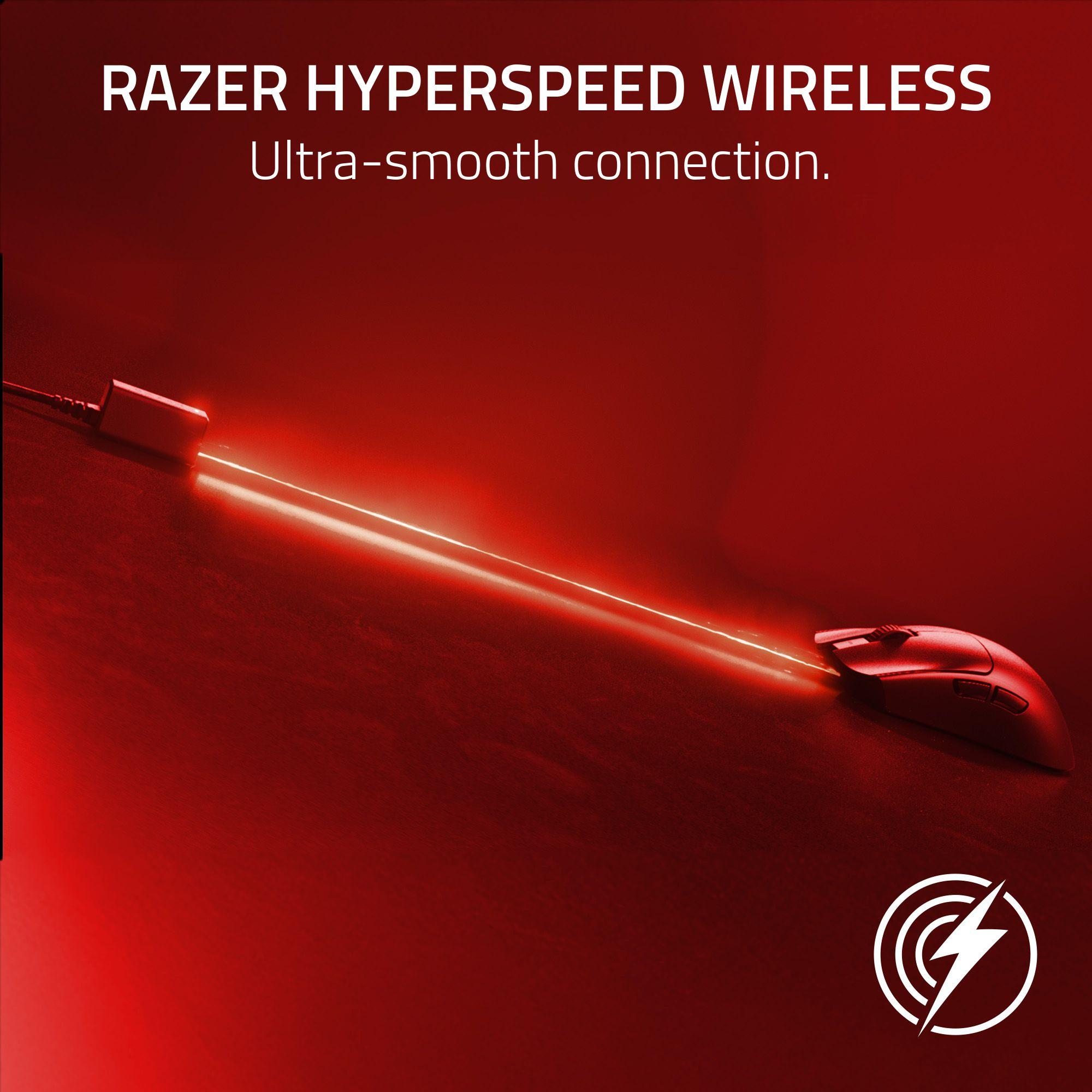 Razer HyperSpeed Wireless Ultra-smooth connection.