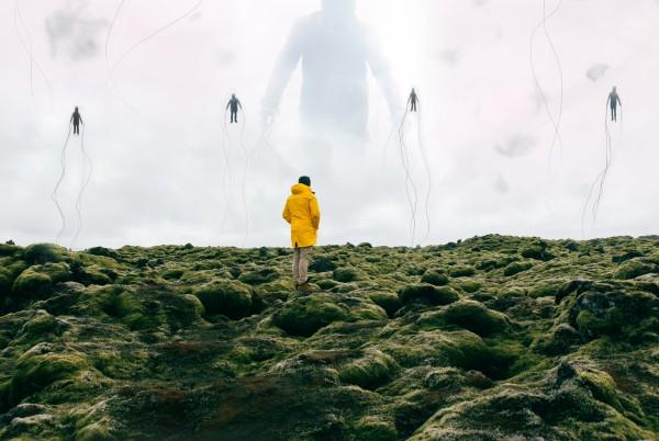 death stranding inspired scene