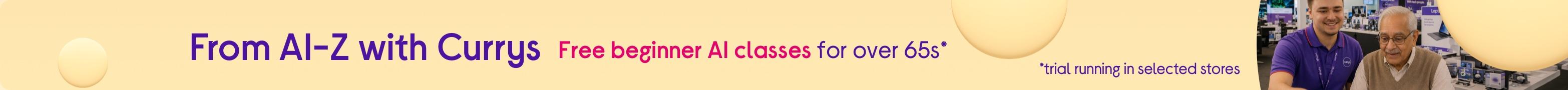 From Ai-Z with currys free beginner ai classes for over 65s
