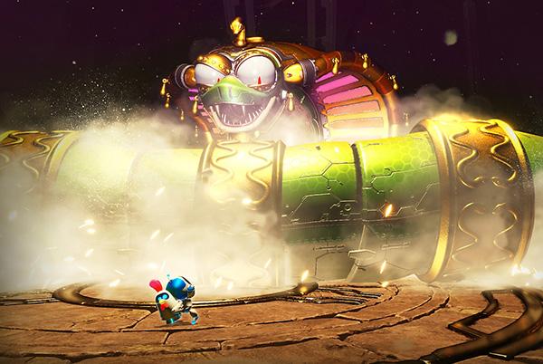 astro bot cobra boss battle lady venomara