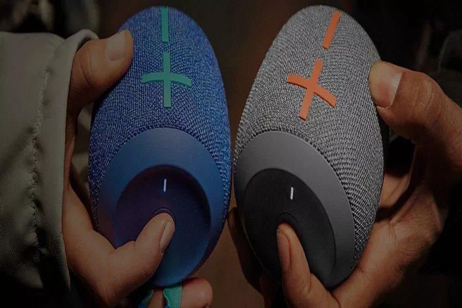 Two Bluetooth speakers
