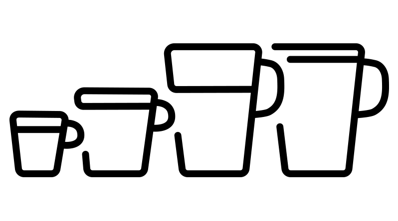 Cup Sizes Icon