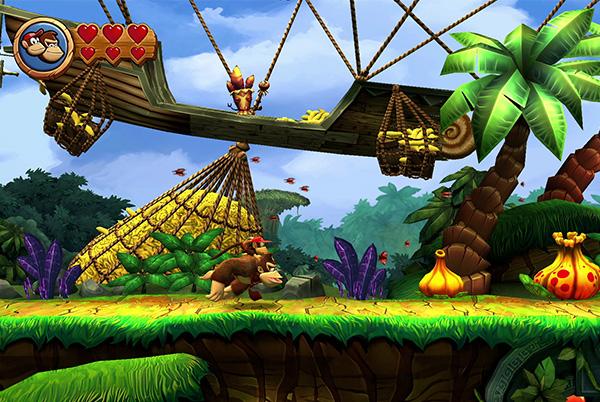 donkey kong country returns hd screenshot jungle