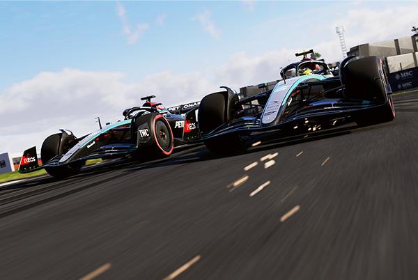 ea sports f1 24 mercedes team mates track