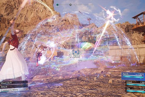 Final Fantasy 7 Rebirth battle fight