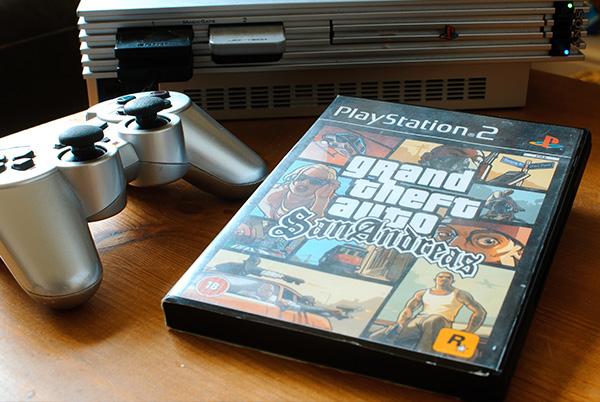 Grand Theft Auto San Andreas PlayStation 2 controller
