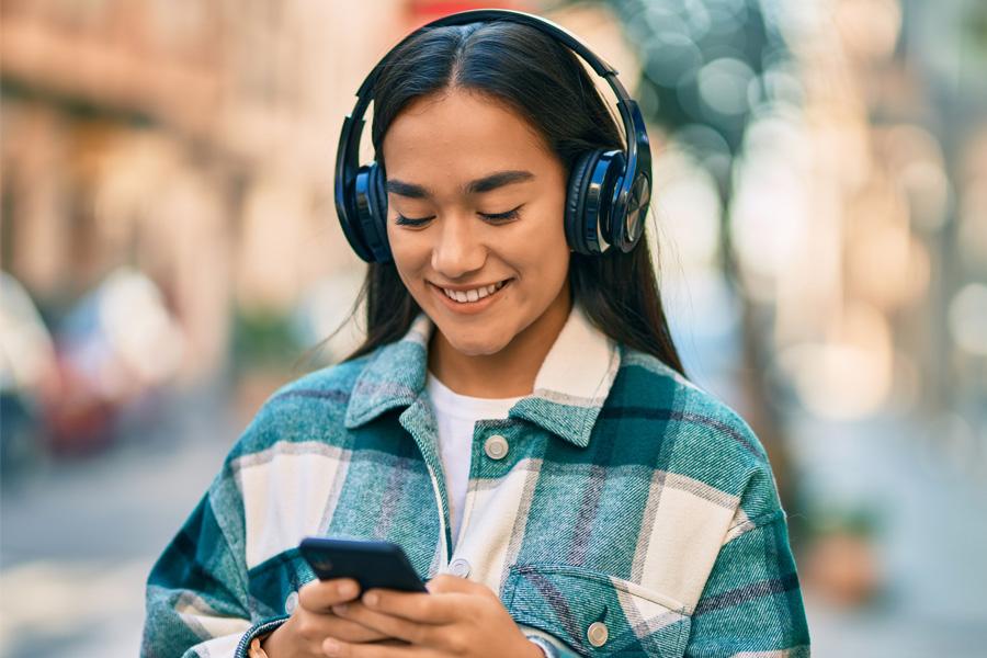 Over ear headphones