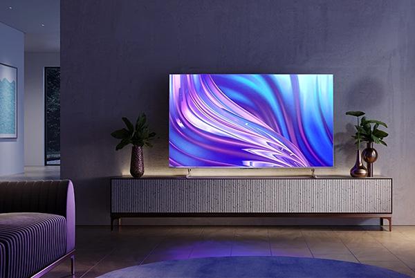 Hisense ULED TV front ambient lounge