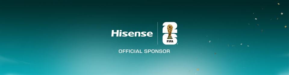 Hisense home page banner