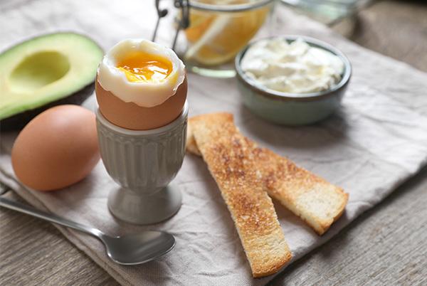Soft boiled dippy egg soldiers breakfast kitchen