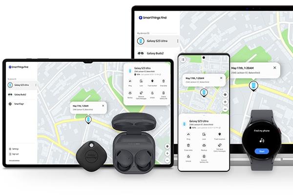 Samsung SmartThing Find My Mobile service