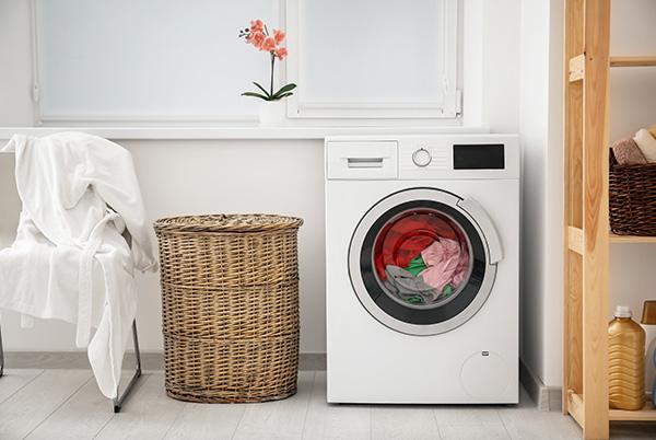 washing machine basket laundry room