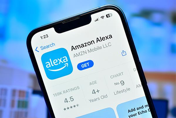 amazon alexa app phone screen