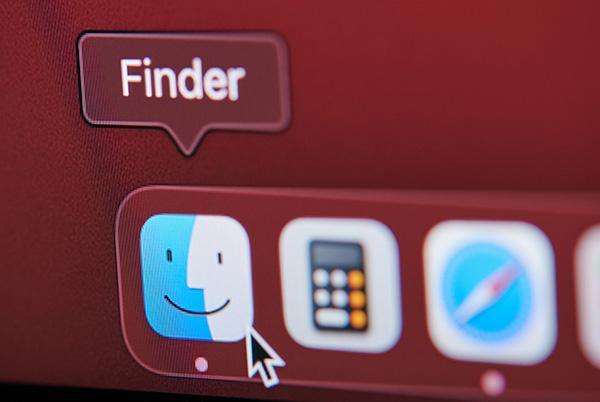 Apple Mac Finder app dock