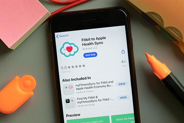 fitbit apple health sync app