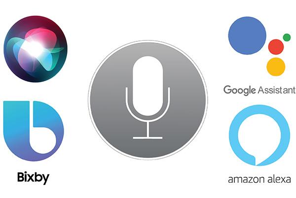 a variety of different logos and icons with a microphone