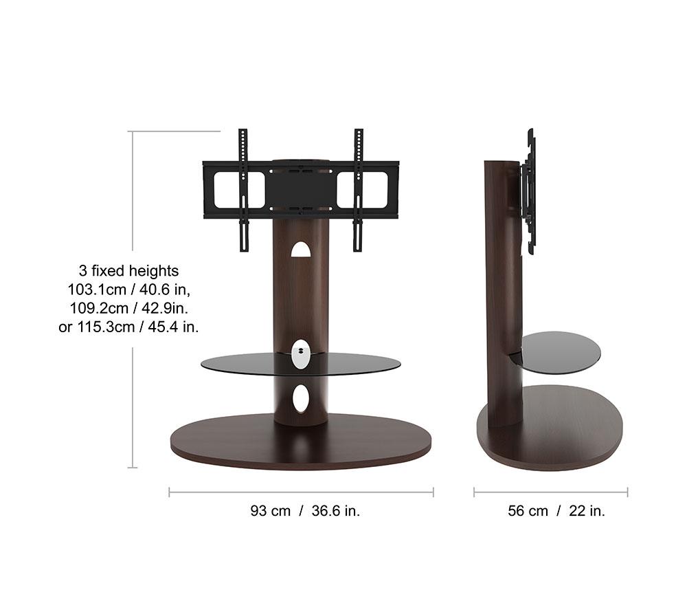 AVF Chepstow 32 - 65" TV Stand - Walnut image number 10 of 10