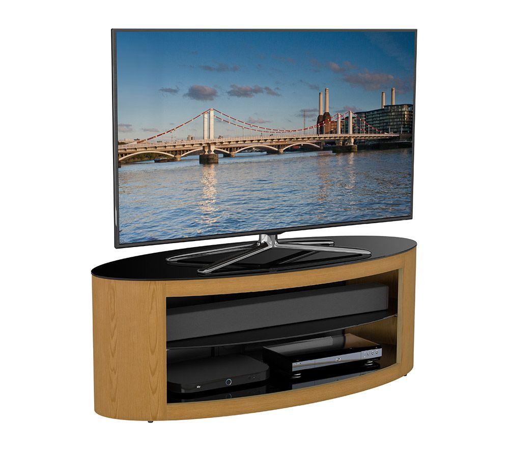 AVF Buckingham 1100 mm TV Stand for up to 55" TVs - Oak image number 2 of 10
