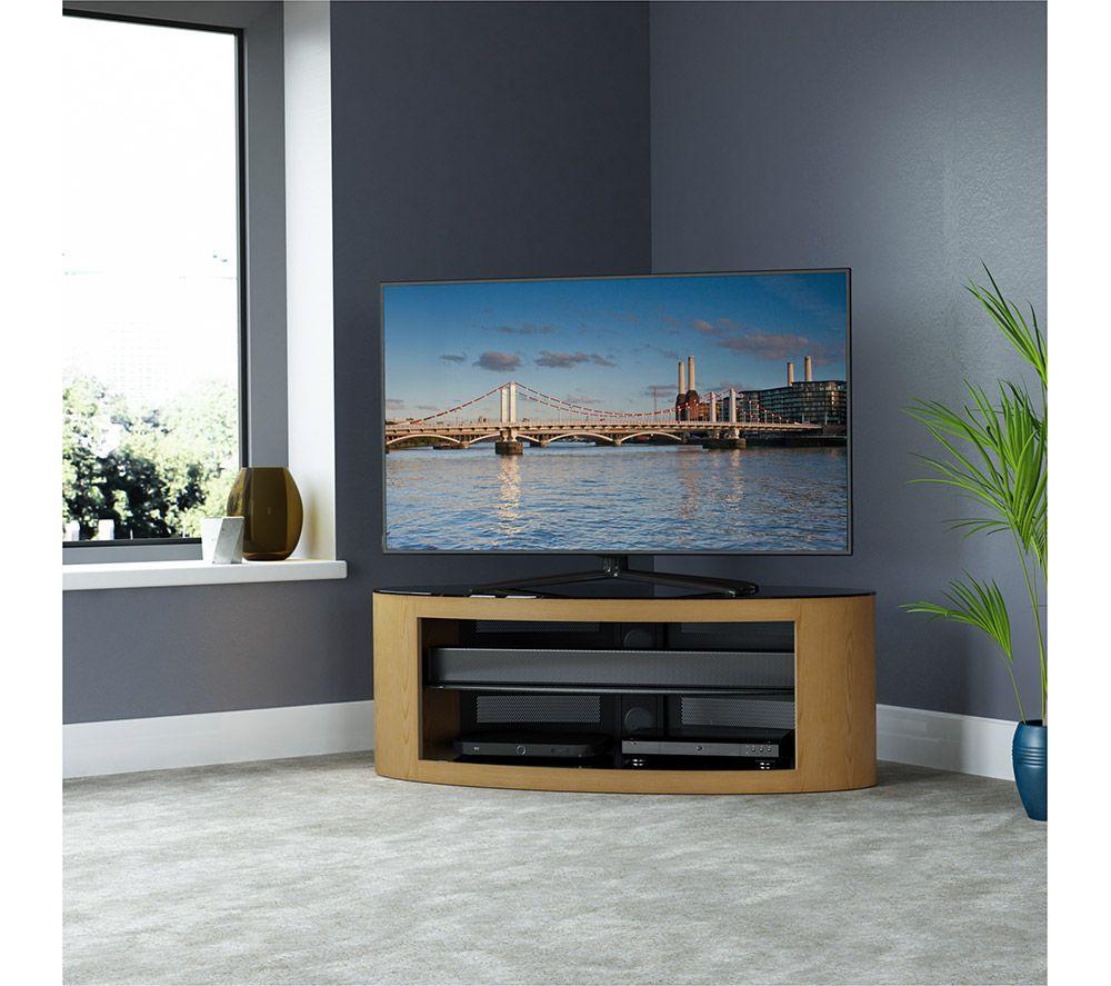 AVF Buckingham 1100 mm TV Stand for up to 55" TVs - Oak image number 3 of 10