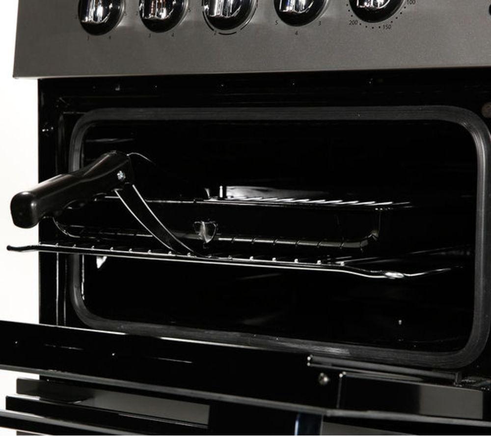 FLAVEL MLN10CRS Electric Ceramic Range Cooker - Silver & Chrome image number 8 of 9