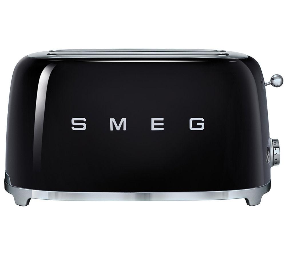 SMEG TSF02BLUK 4-Slice Toaster - Black