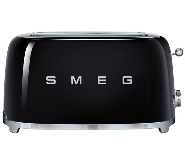 SMEG TSF02BLUK 4-Slice Toaster - Black image number 0