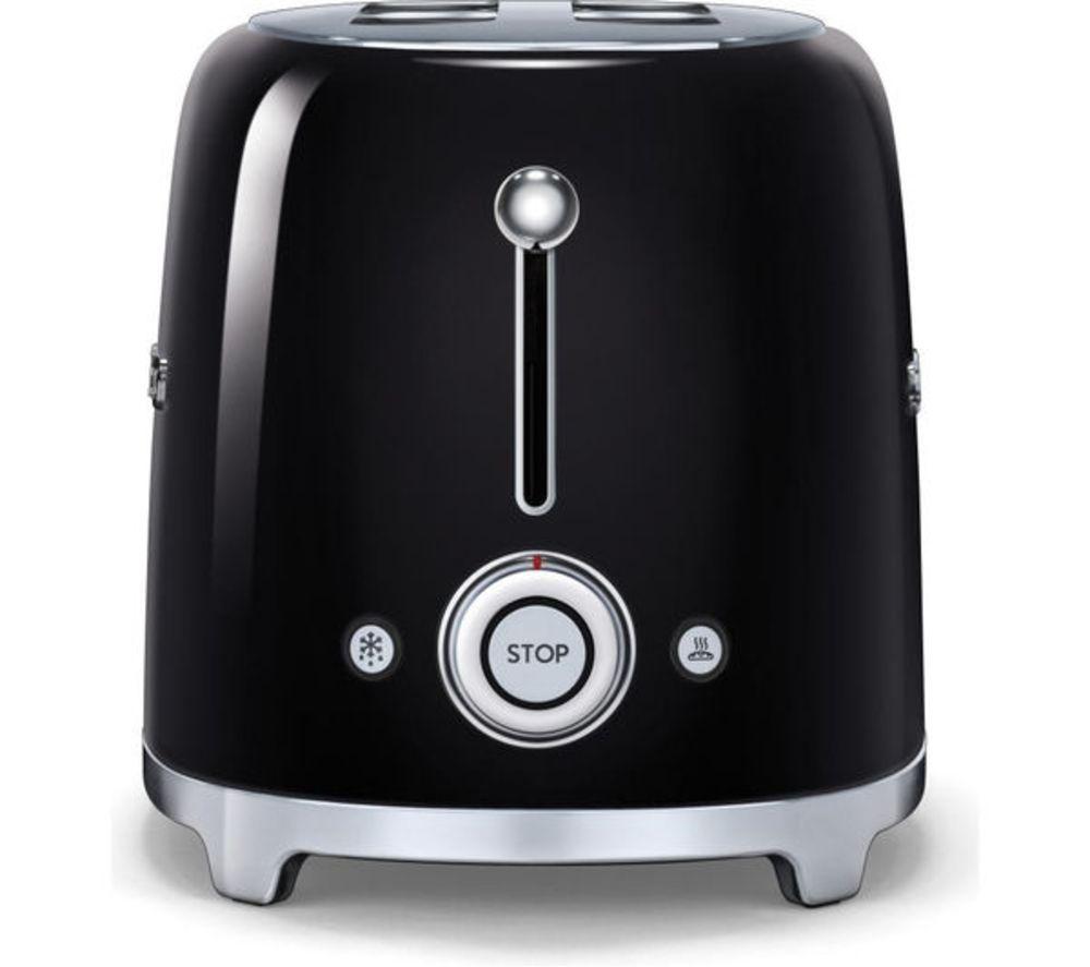 Buy SMEG TSF02BLUK 4-Slice Toaster Black Currys