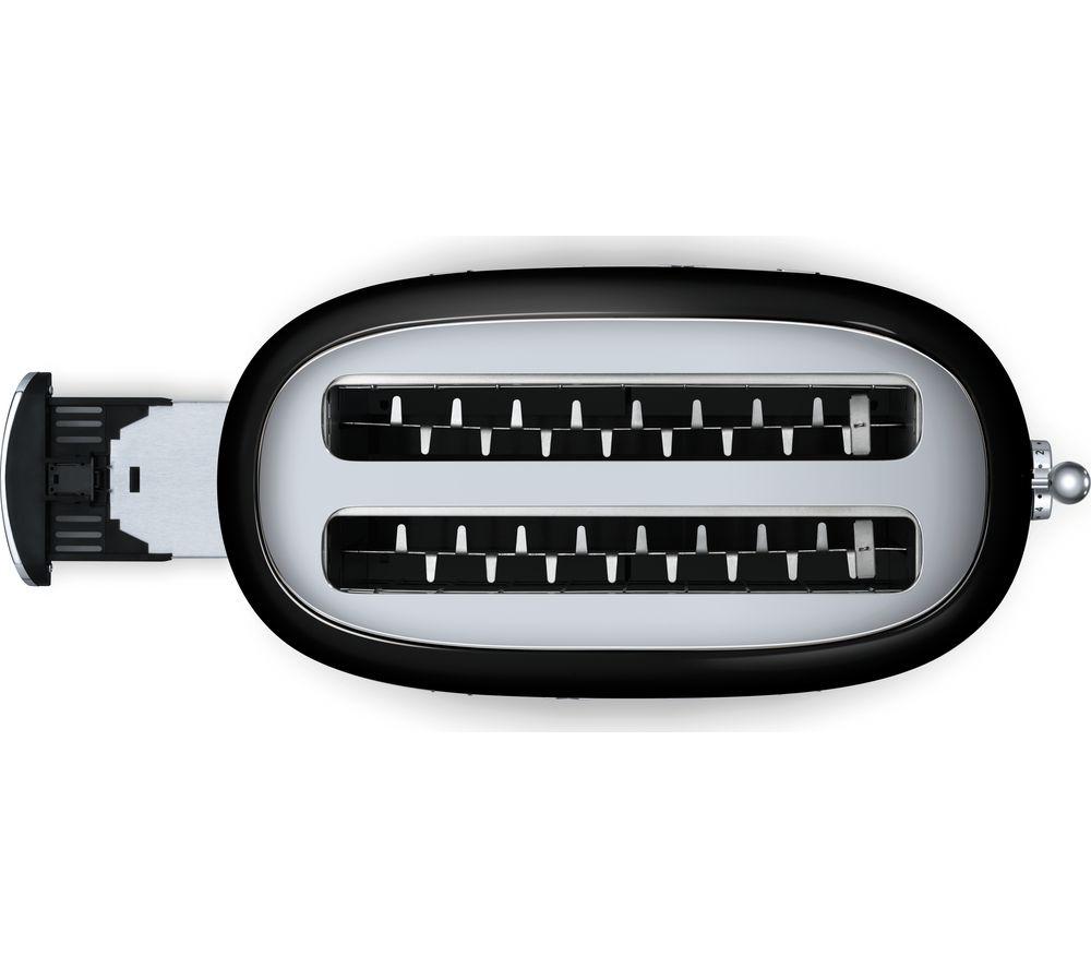 SMEG TSF02BLUK 4-Slice Toaster - Black image number 7 of 8
