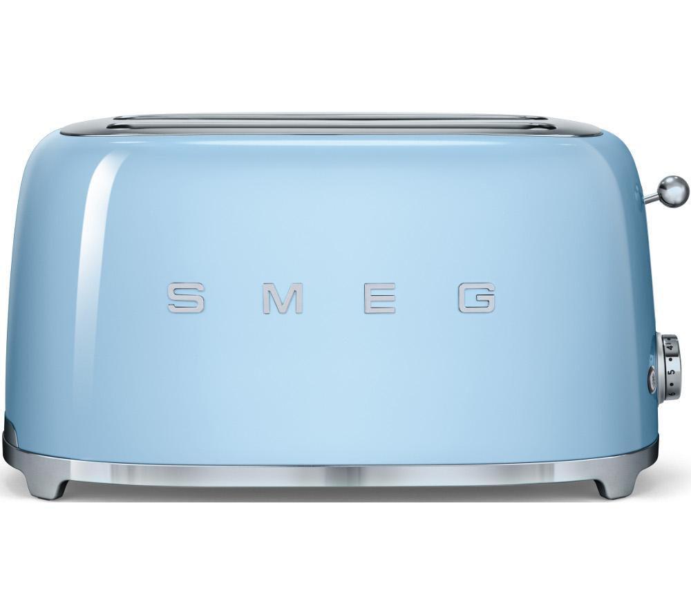 SMEG TSF02PBUK 4-Slice Toaster - Pastel Blue